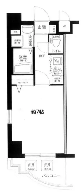 グリフィン横浜・馬車道駅前 5階階 間取り