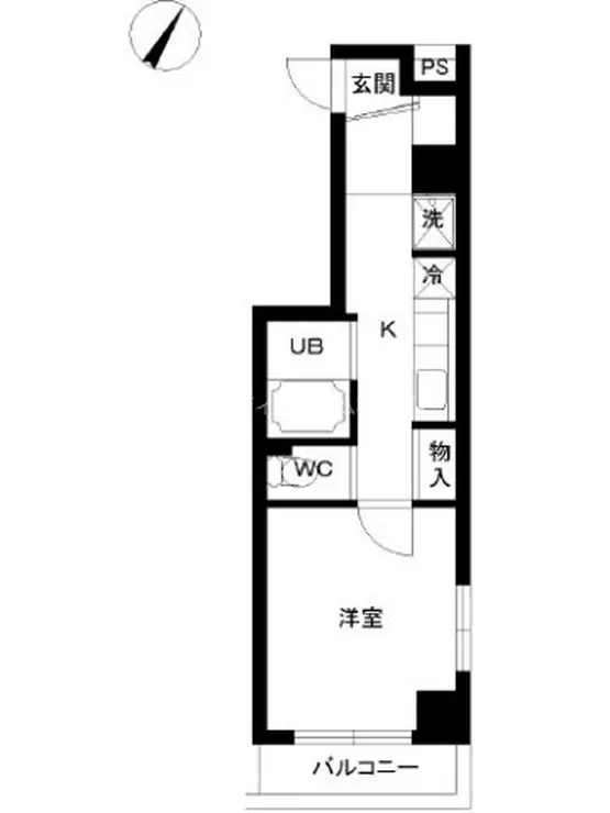 スカイコートヌーベル神田 2階階 間取り