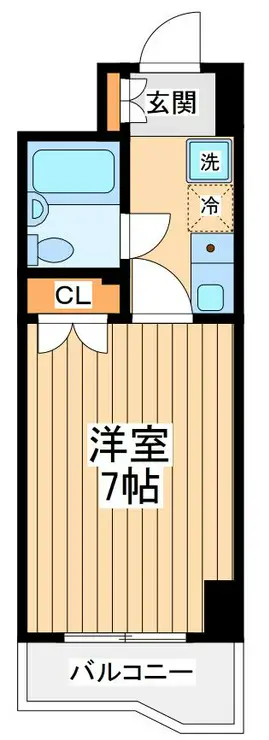 シーガル鶴見 1階階 間取り