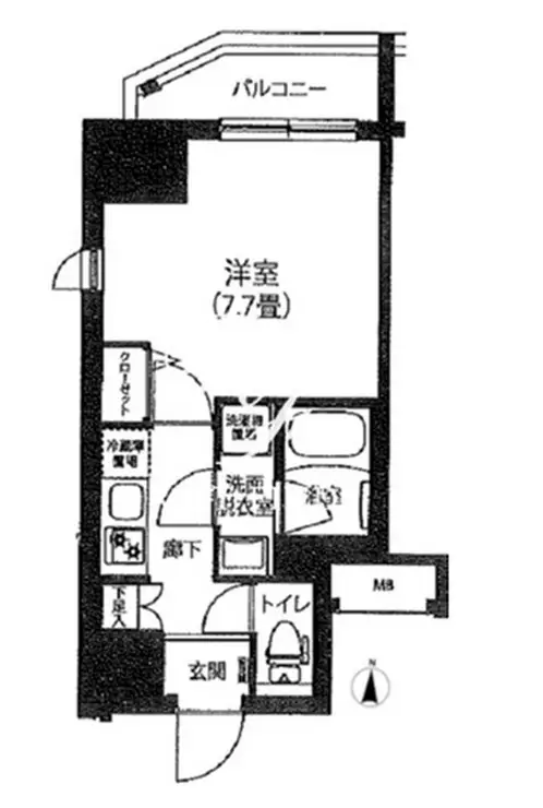 アイル王子ノルド 6階階 間取り