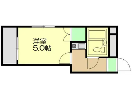 グラン・エクレール駒込(1K/2階)の間取り写真