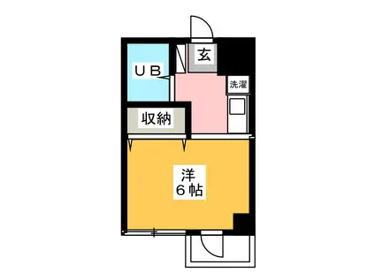 プラスパ(1K/3階)の間取り写真