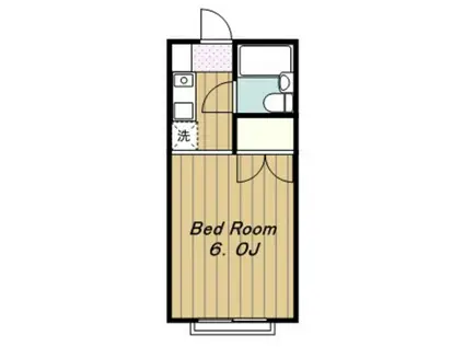 桜プレイス(1K/2階)の間取り写真