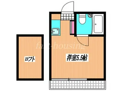 エコー武蔵関(ワンルーム/1階)の間取り写真