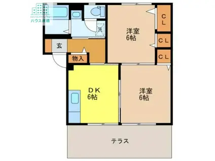 パークアクシス豊洲キャナル(1DK/4階)の間取り写真