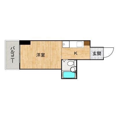 アルティメイトBUILDING光南 THE TOWER(ワンルーム/7階)の間取り写真