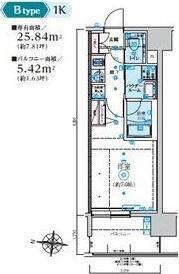 リヴシティ新栄(1K/12階)の間取り写真
