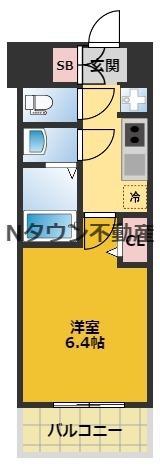 プレサンスTHE新栄(1K/3階)の間取り写真