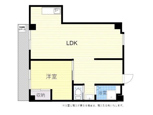 NAIAK2(1LDK/3階)の間取り写真
