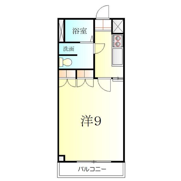 加木屋ビル 102(1K/2階)の間取り写真