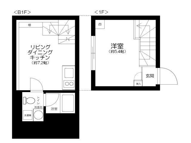 MG-LUXURY SASAZUKA(1LDK/1階)の間取り写真