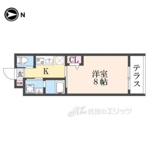 LEI大宅(1K/1階)の間取り写真
