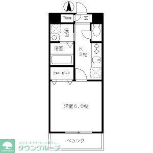MELIV桜山(1K/2階)の間取り写真