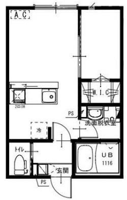 KEIAI RESIDENCE 我孫子(1LDK/2階)の間取り写真