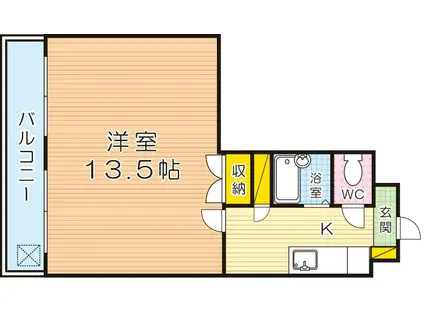 ロイヤルセンチュリー(1K/3階)の間取り写真