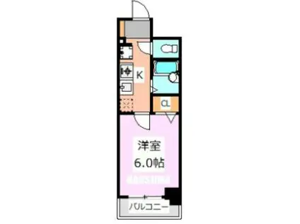 メインステージ巣鴨(1K/11階)の間取り写真