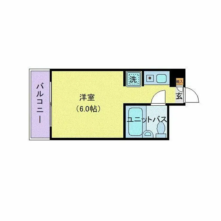 タッシ国立 2階階 間取り