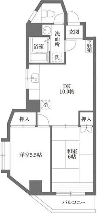 サンライズビル 2階階 間取り