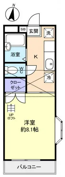 アイリス船橋 1階階 間取り