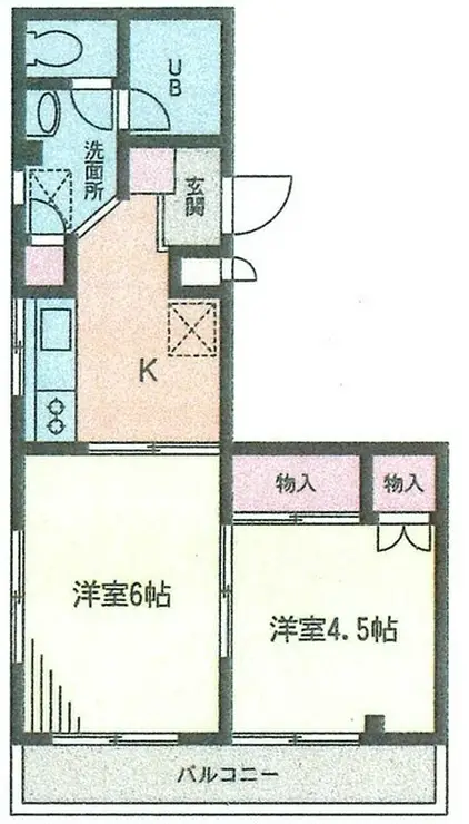 YFC南台 3階階 間取り