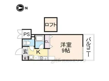 協栄ビル大宮(1K/5階)の間取り写真