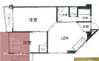 グリーンハイツ東三国(2LDK/2階)の間取り写真