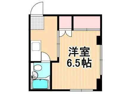 サンフィールズ(1K/1階)の間取り写真