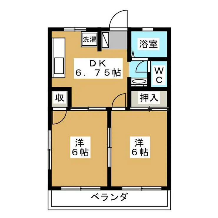 メゾン望月 2階階 間取り