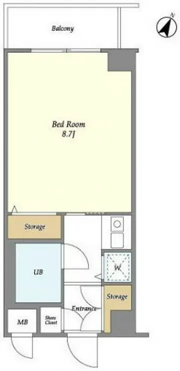オーキッドレジデンス武蔵小杉 1階階 間取り