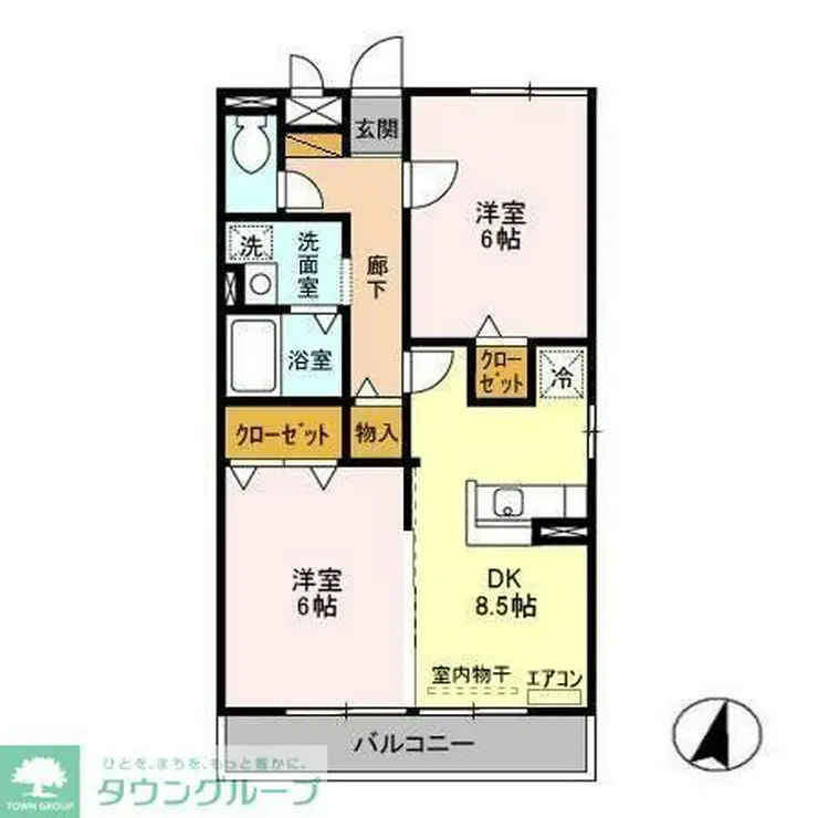 サニーウェル 3階階 間取り