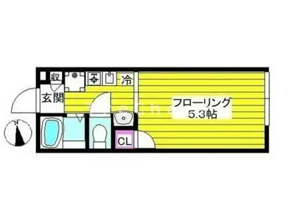 パークヒル(1K/2階)の間取り写真