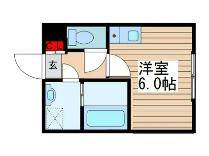 ノルドあやせ(ワンルーム/3階)の間取り写真