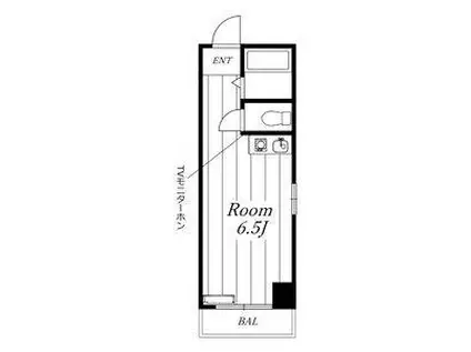 シャルム今池(ワンルーム/3階)の間取り写真