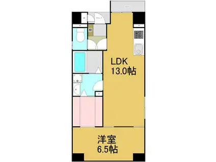 パークレジデンス丸の内駅前(1LDK/8階)の間取り写真
