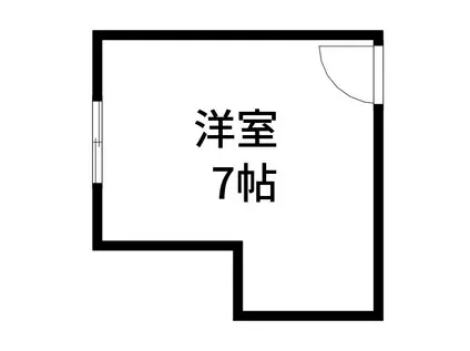 第2秀栄ハイツ(ワンルーム/2階)の間取り写真