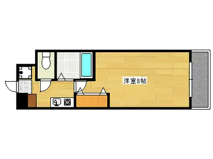 ANNEX牧本(1K/3階)の間取り写真