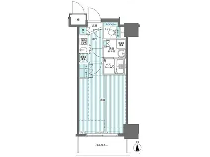 フェニックス西参道タワー(1K/5階)の間取り写真