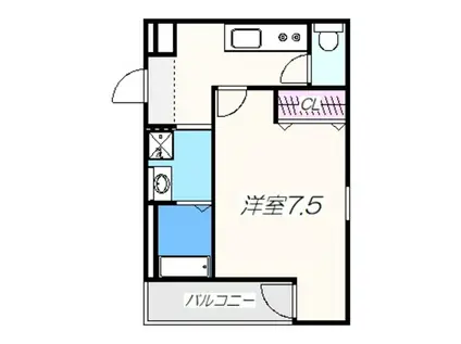 フジパレス堺梅北III番館(1K/3階)の間取り写真