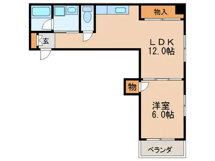TX新栄I(1LDK/5階)の間取り写真