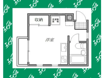 カーサジュリエッタ(ワンルーム/1階)の間取り写真