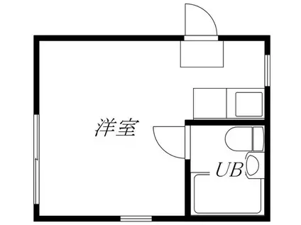 ウィナーズSUZUKI(ワンルーム/1階)の間取り写真