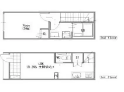 MOK-TERRCE DIMORA 練馬(1LDK/2階)の間取り写真