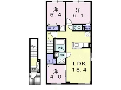 ラ ステラ(3LDK/2階)の間取り写真
