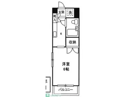 ファースト・アヴェニュー(1K/3階)の間取り写真