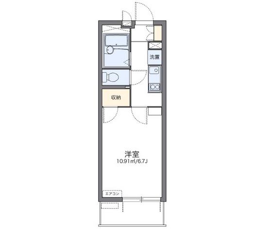 レオパレス凛凛(1K/3階)の間取り写真