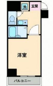 TATディナスティ西本町(1K/6階)の間取り写真