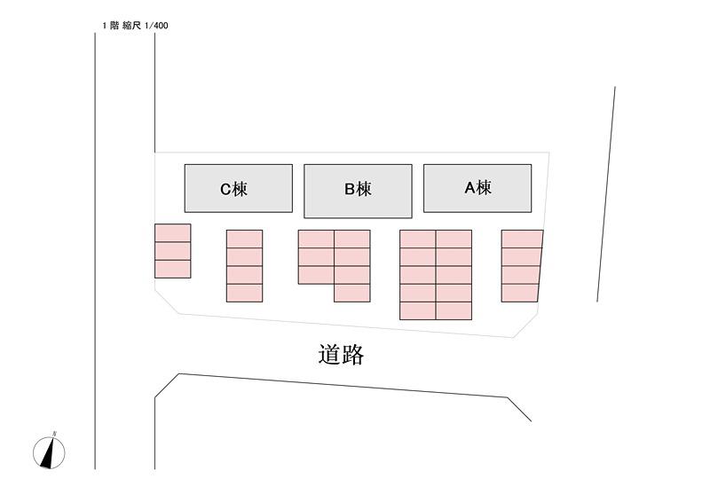 グランヴィーブルB(2LDK/1階)の間取り写真