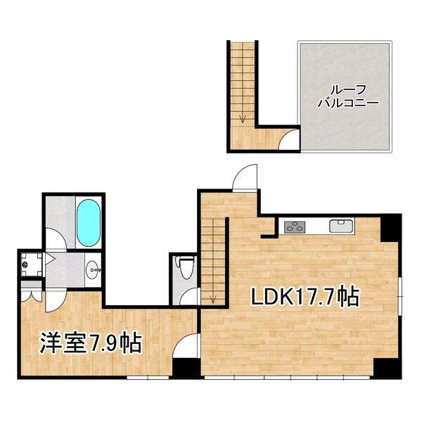 南船場BRICK(1LDK/10階)の間取り写真