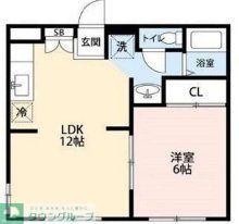 RYU四番館(1LDK/1階)の間取り写真