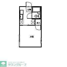 芝コーポラス(1K/2階)の間取り写真